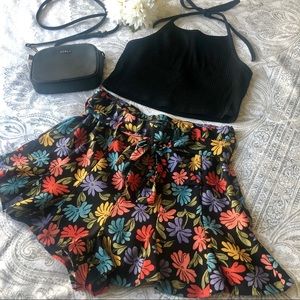 Zara Flower Print Shorts